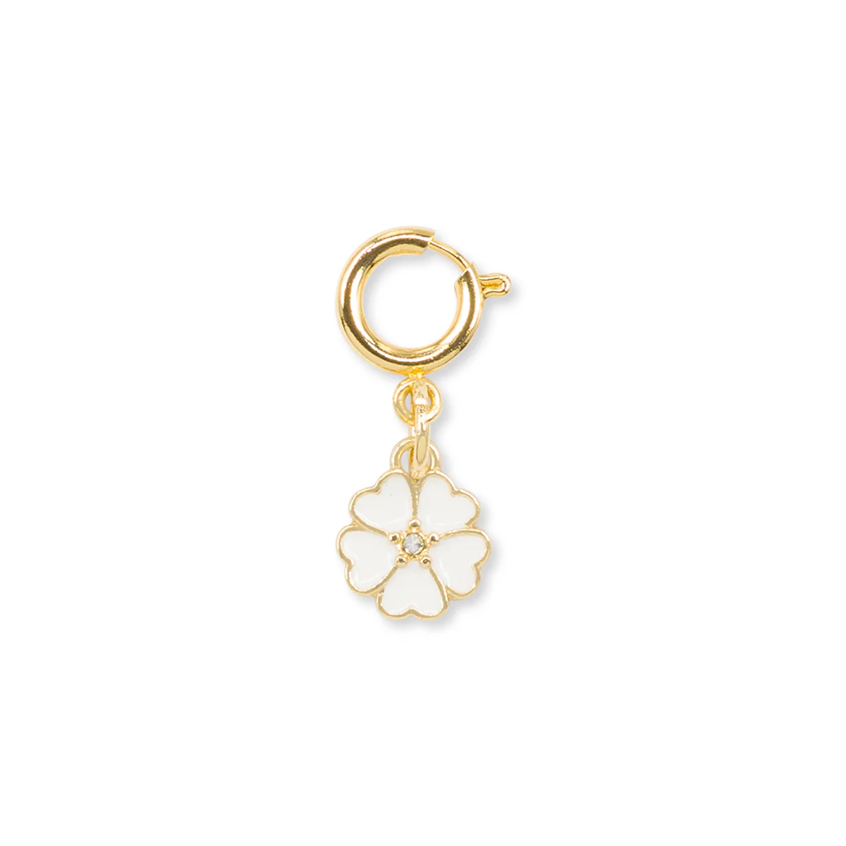 Charm Quadrifoglio strass oro decorazione per scarpe Lora Ferres
