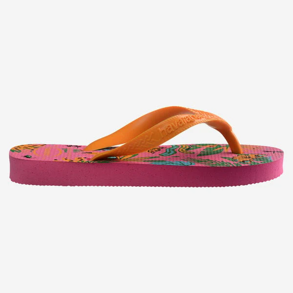 Ciabatta infradito da bambina fucsia con stampa tropicale Havaianas Top Fun - Image 3