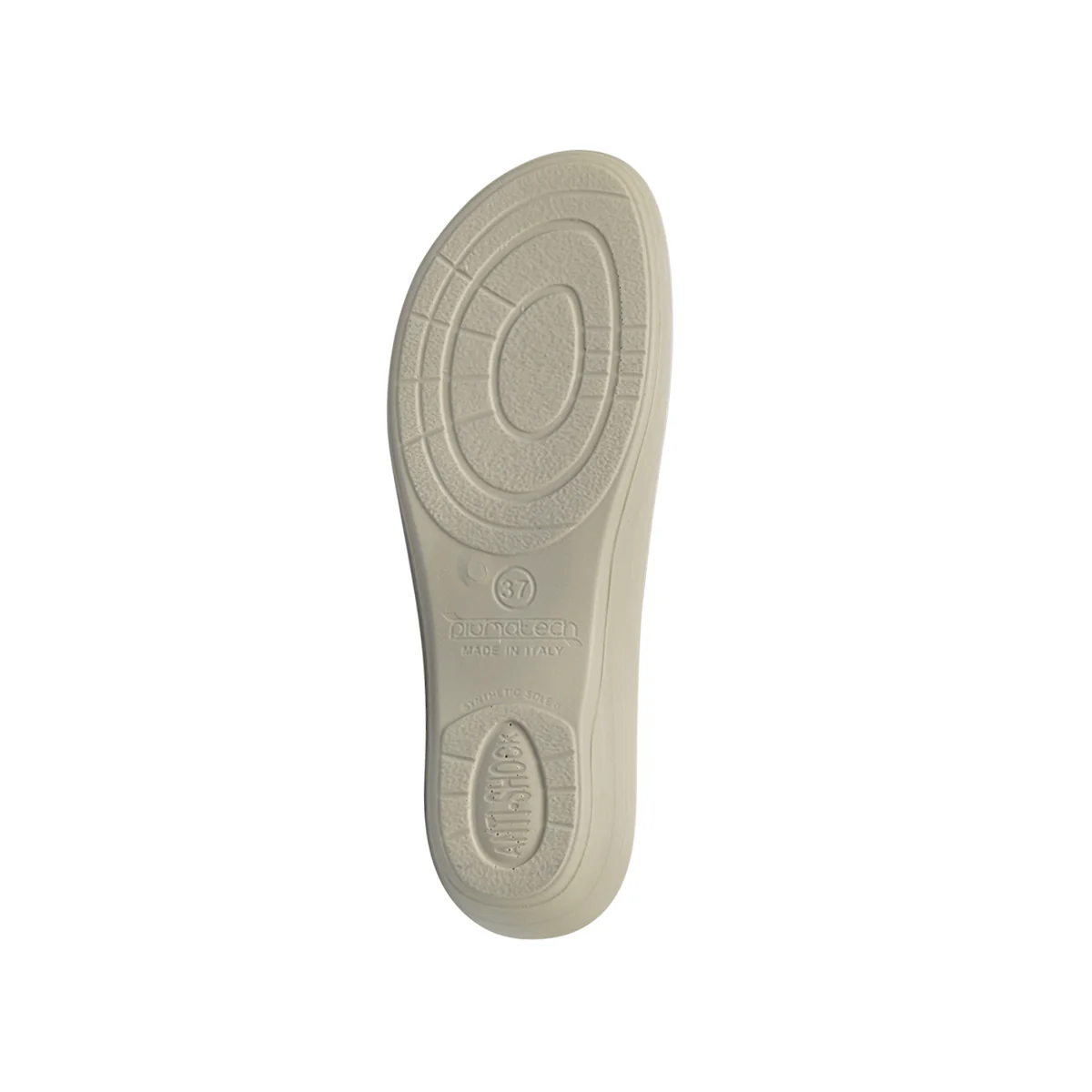 Ciabatte a fascia Azzurre da Donna in pelle con fiore Fly Flot - Image 6