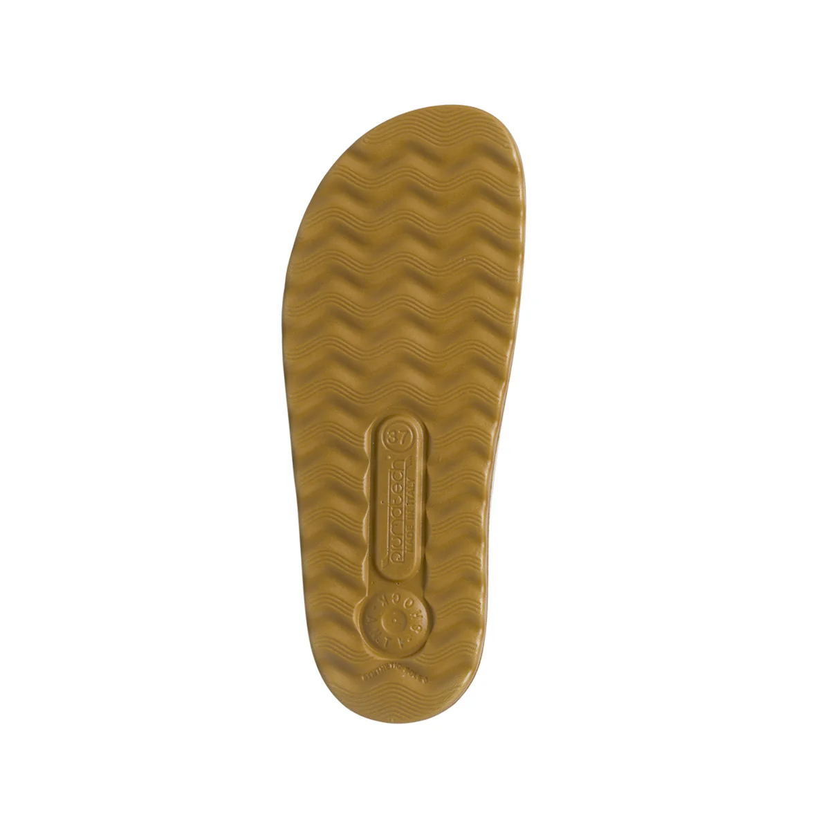 Ciabatte a fascia azzurre Donna con fibbia effetto scamosciato Fly Flot - Image 4