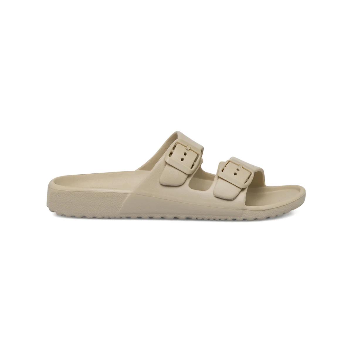 Ciabatte a fascia beige da Donna con fibbie regolabili De Fonseca