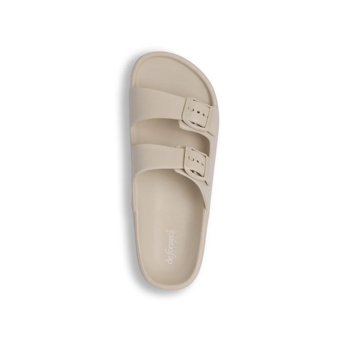 Ciabatte a fascia beige da Donna con fibbie regolabili De Fonseca - Image 6