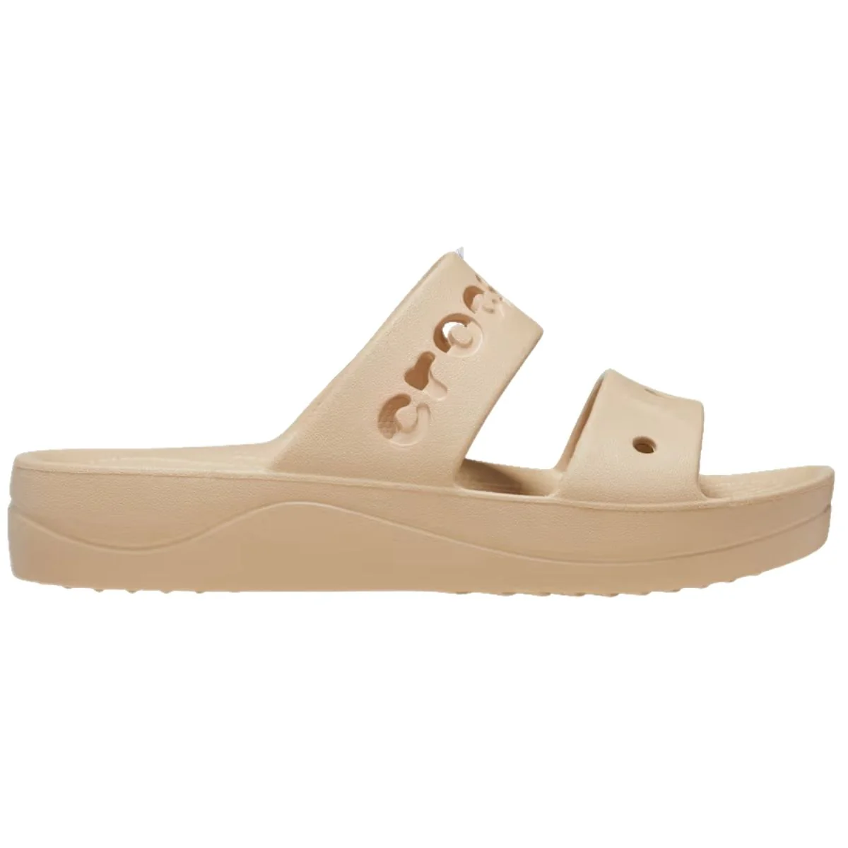 Ciabatte a fascia Beige da Donna con suola platform Crocs