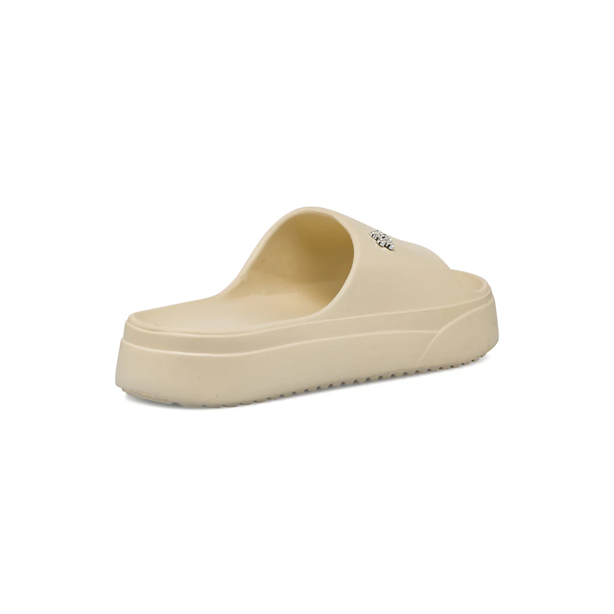 Ciabatte a fascia Beige Donna con applicazione floreale Griff - Image 2