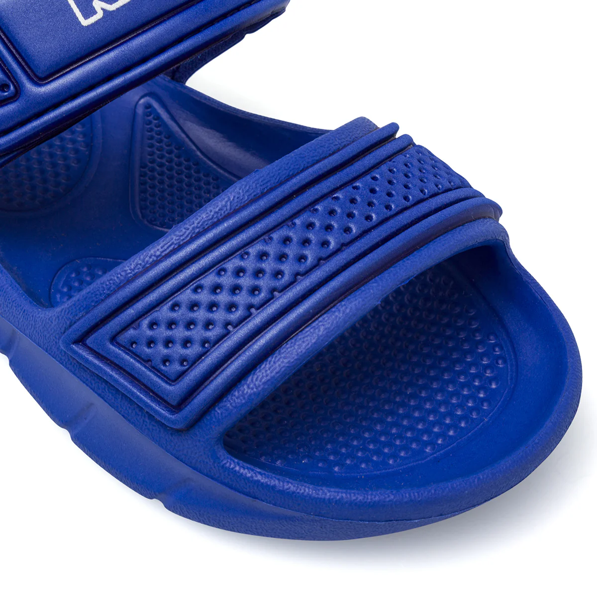Ciabatte a fascia blu Bambino con doppia chiusura a strappo Kappa - Image 4