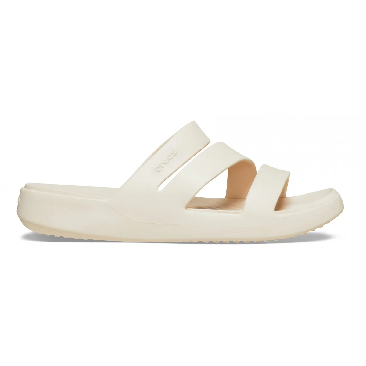 Ciabatte a fascia da Donna bianche con triplo cinturino Crocs