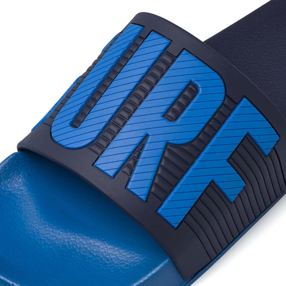 Ciabatte a fascia da Uomo bicolore blu con scritta Surf De Fonseca - Image 6