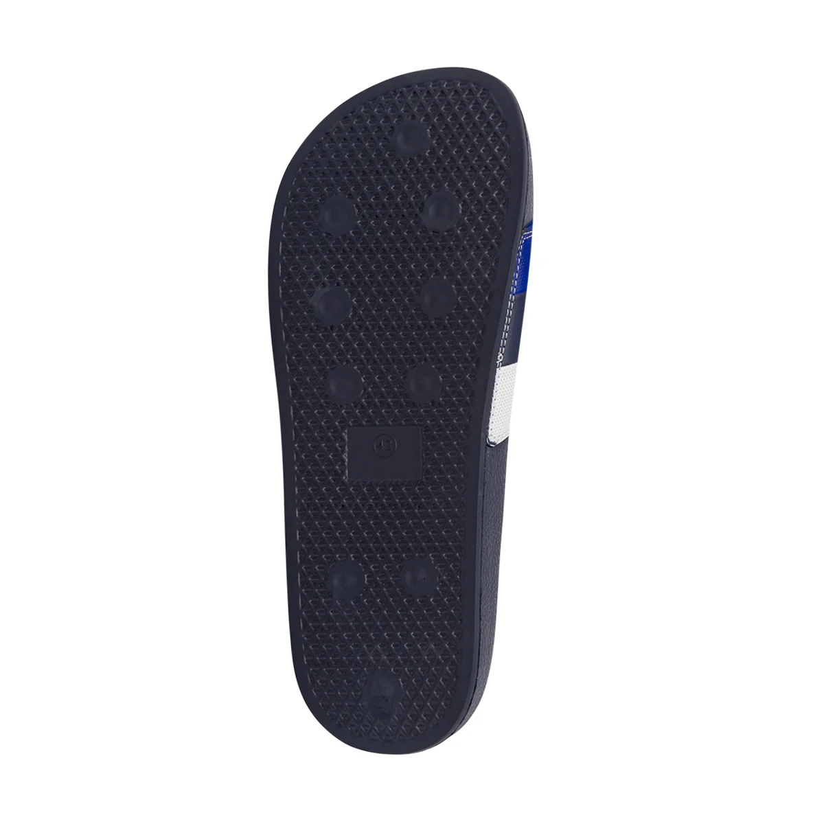 Ciabatte a fascia da Uomo blu e azzurre con logo in rilievo Ducati - Image 3
