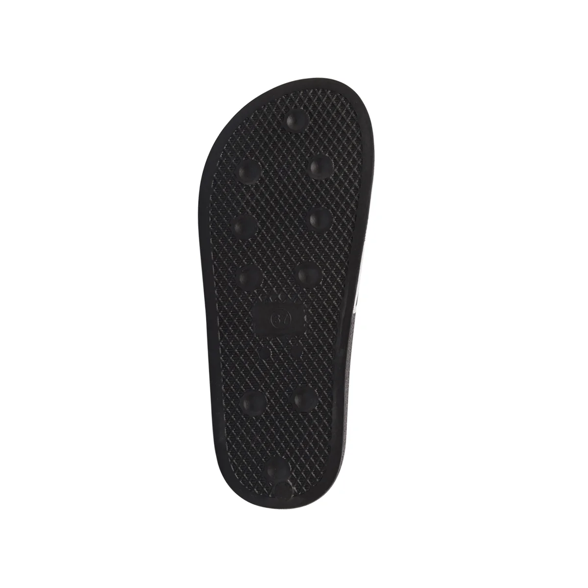 Ciabatte a fascia Ragazzo Nere con maxi logo bianco Kappa - Image 6