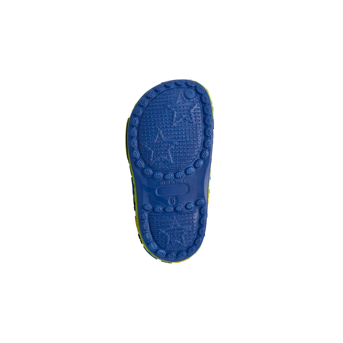 Ciabatte a sabot blu da Bambino con T-Rex e fori a stella Dinosauri - Image 4