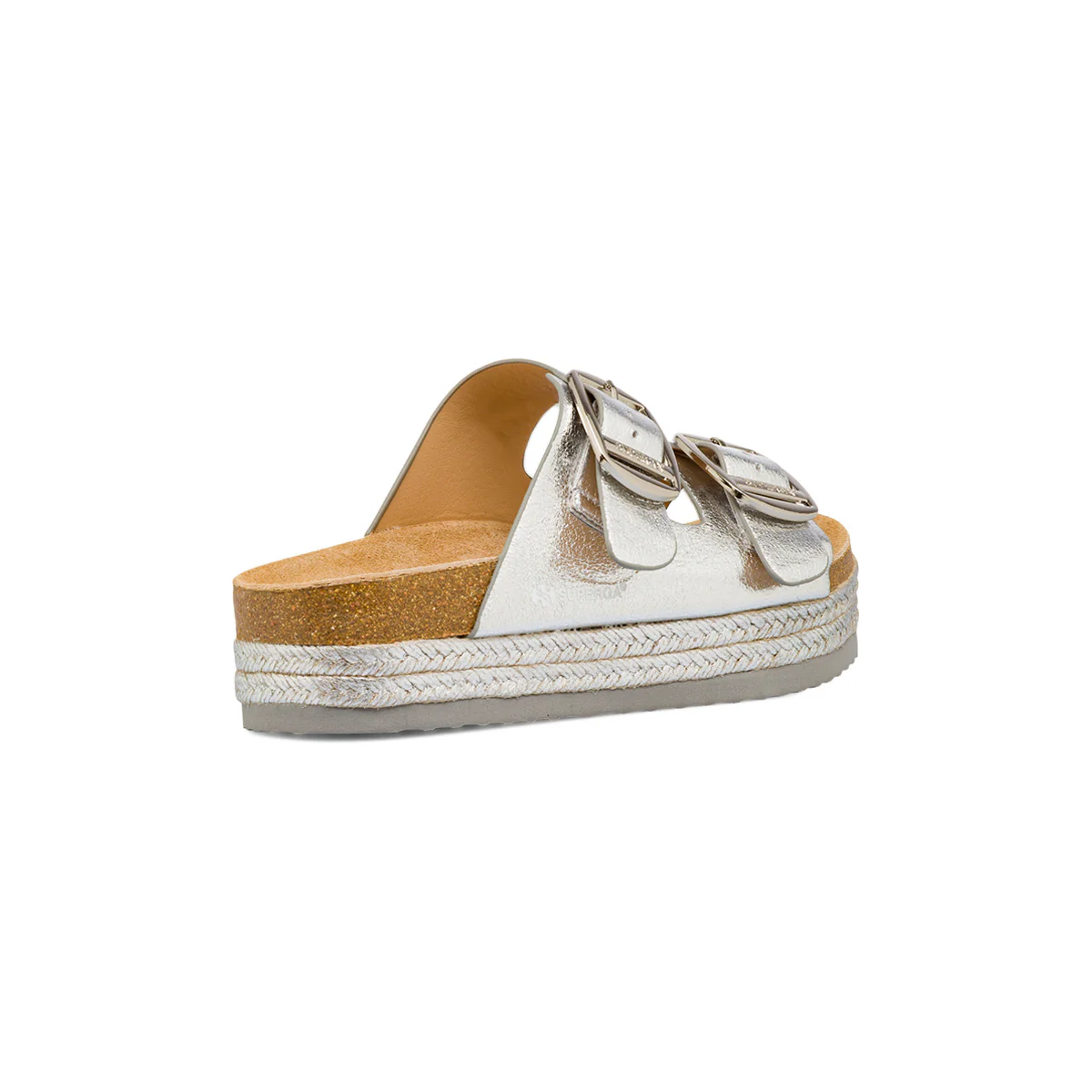 Ciabatte Argento da Donna con doppia Fibbia regolabile Superga - Image 3