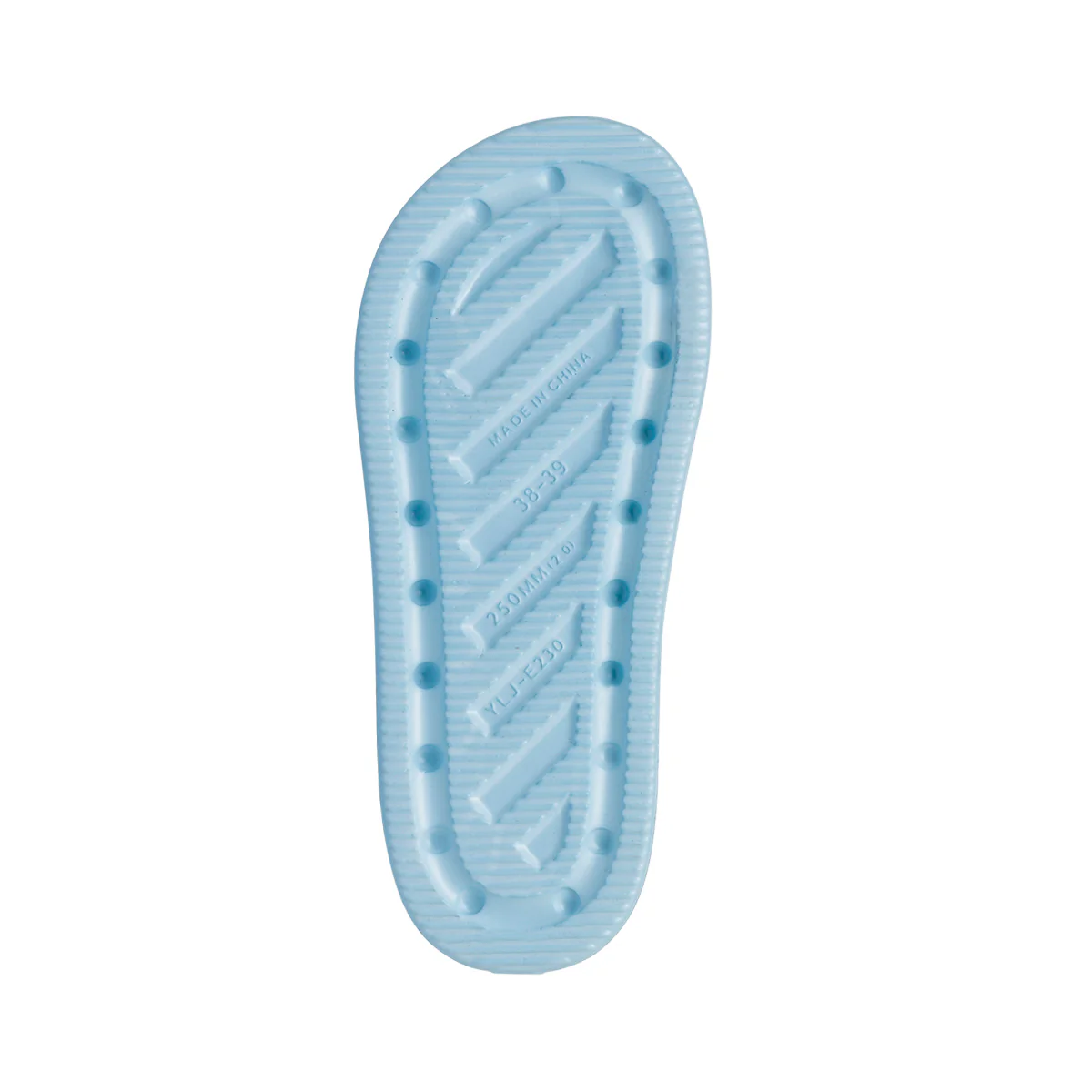 Ciabatte azzurre da donna platform con fascia Lora Ferres Moda - Image 4