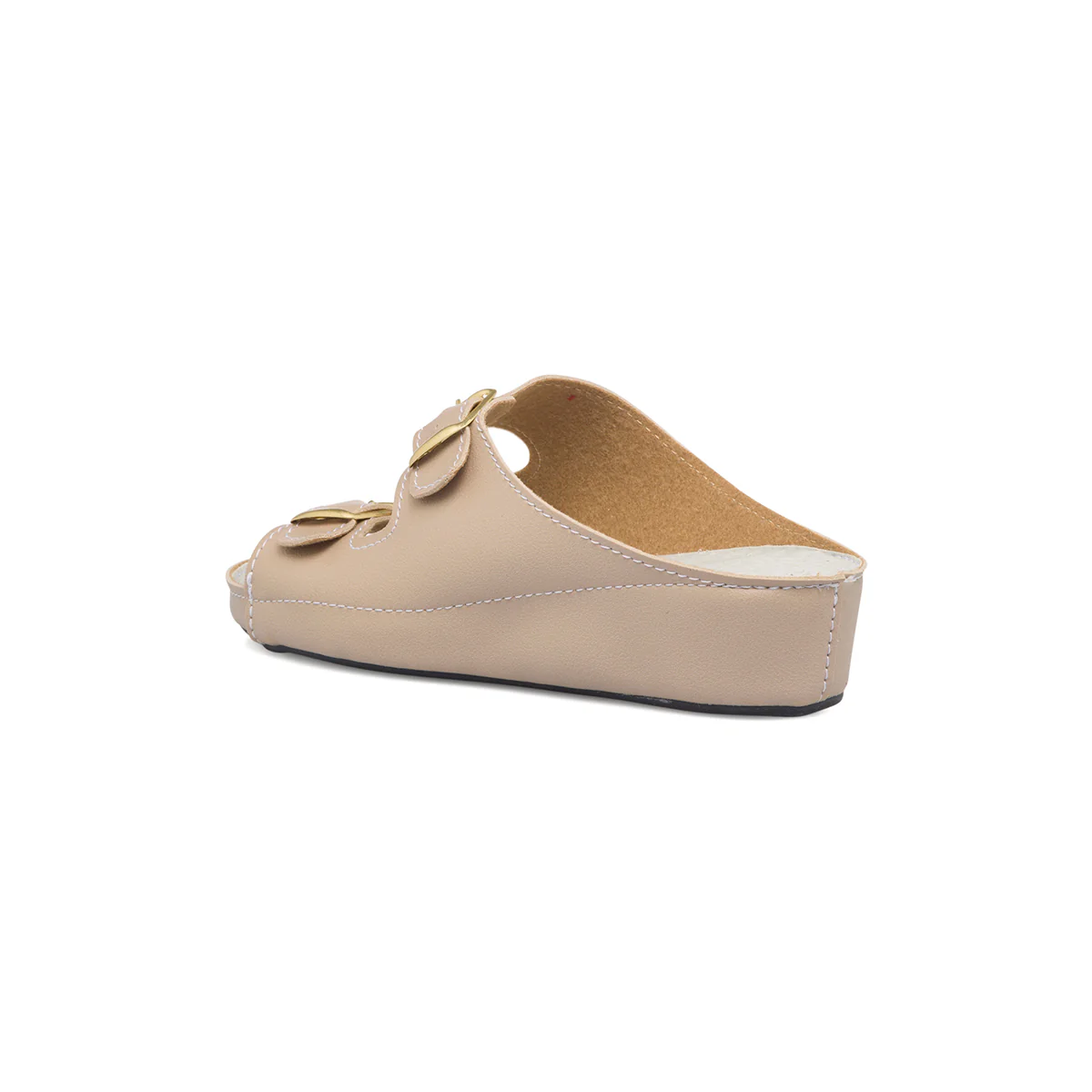 Ciabatte beige con doppia fascia da donna Rosagialla - Image 3