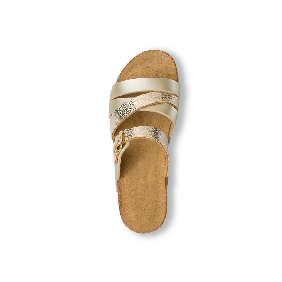 Ciabatte beige da Donna con cinturino incrociato e fibbia regolabile StilRosa - Image 5