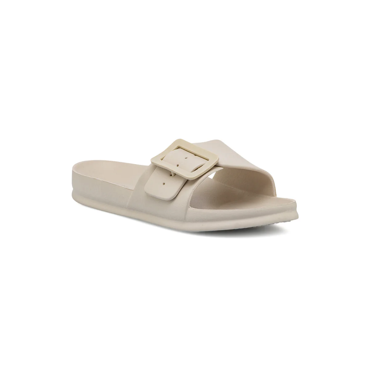 Ciabatte beige da Donna con singola fibbia regolabile Silvia Sikel - Image 2