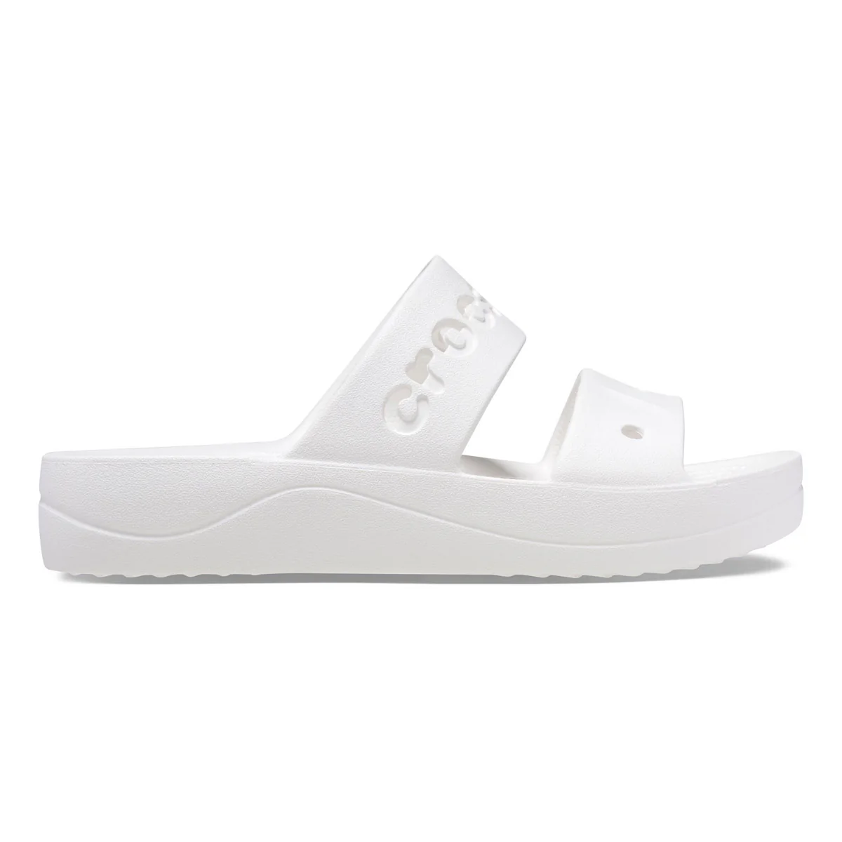Ciabatte bianche a fascia da Donna con suola sagomata Crocs