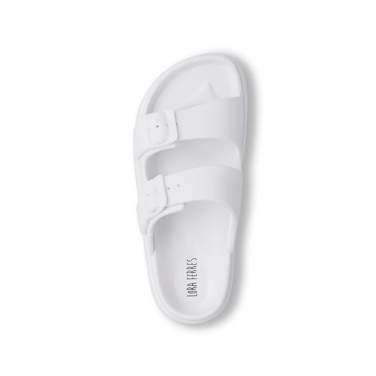 Ciabatte Bianche da Donna con suola Platform Lora Ferres On The Beach - Image 6
