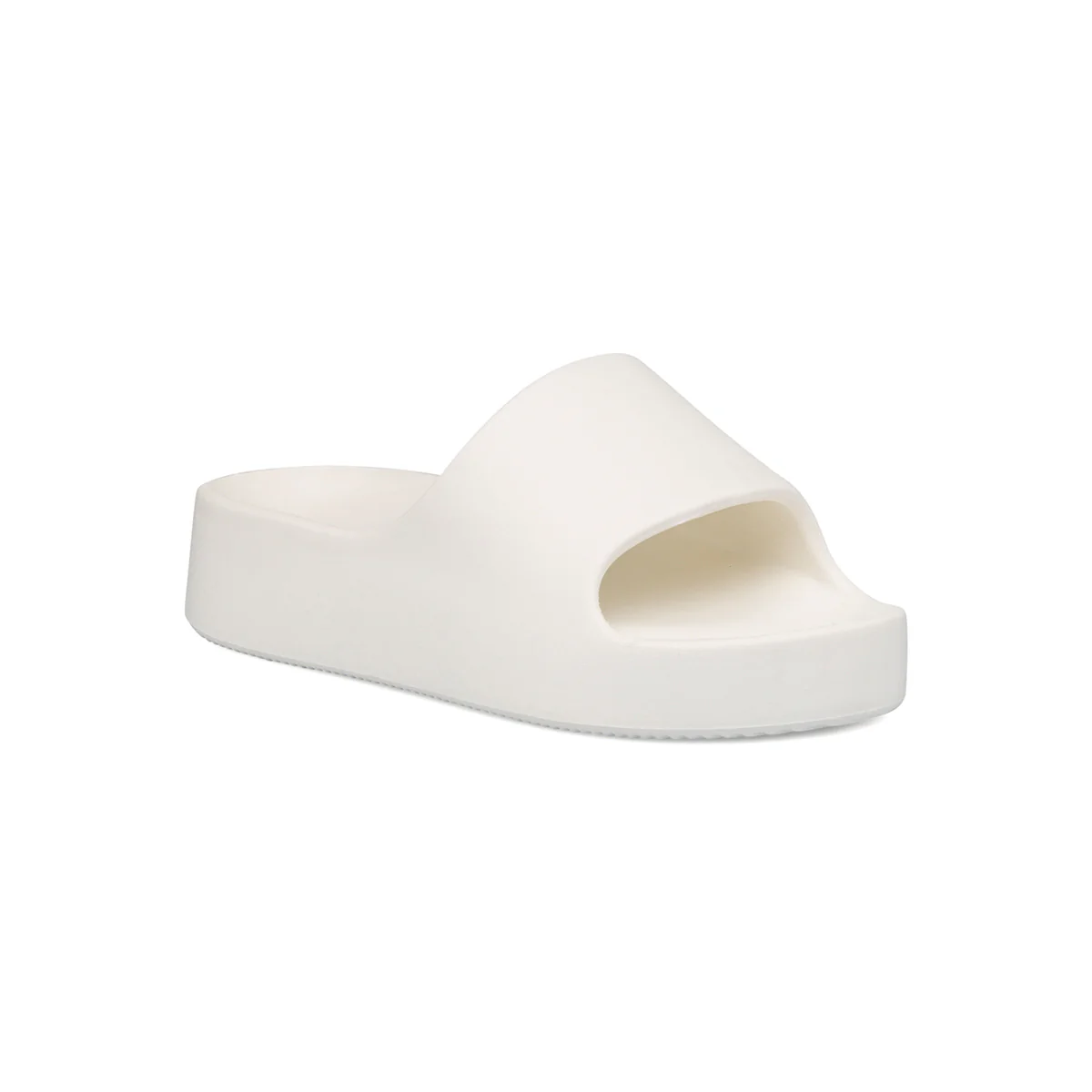 Ciabatte bianche da donna platform con fascia Lora Ferres Moda - Image 2