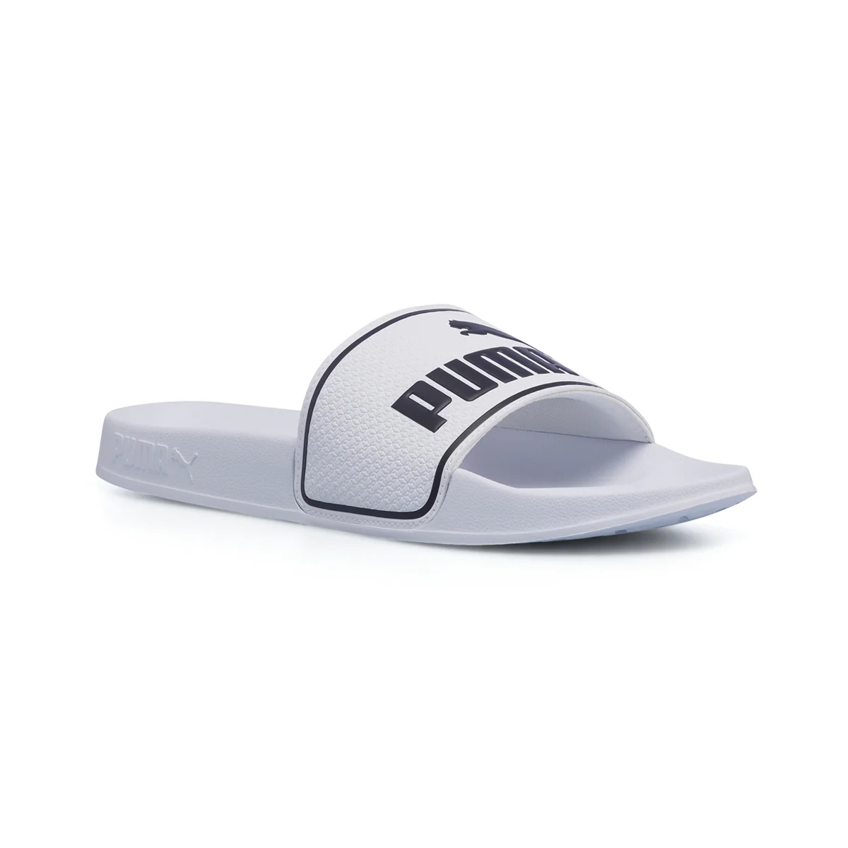 Ciabatte bianche da uomo con logo a contrasto Puma Leadcat 2.0 - Image 2
