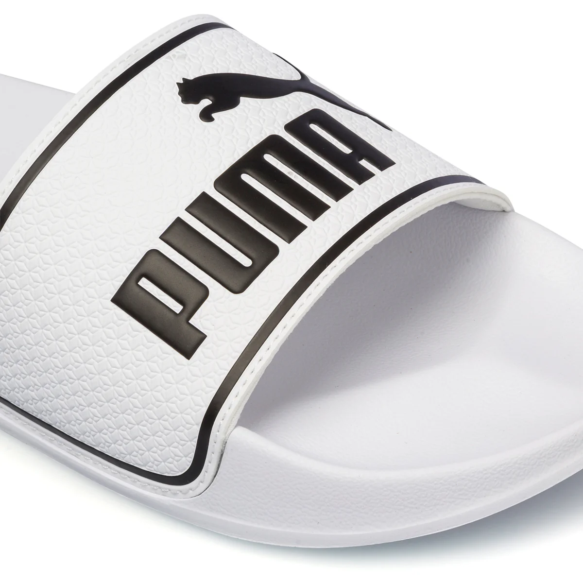 Ciabatte bianche da uomo con logo a contrasto Puma Leadcat 2.0 - Image 6