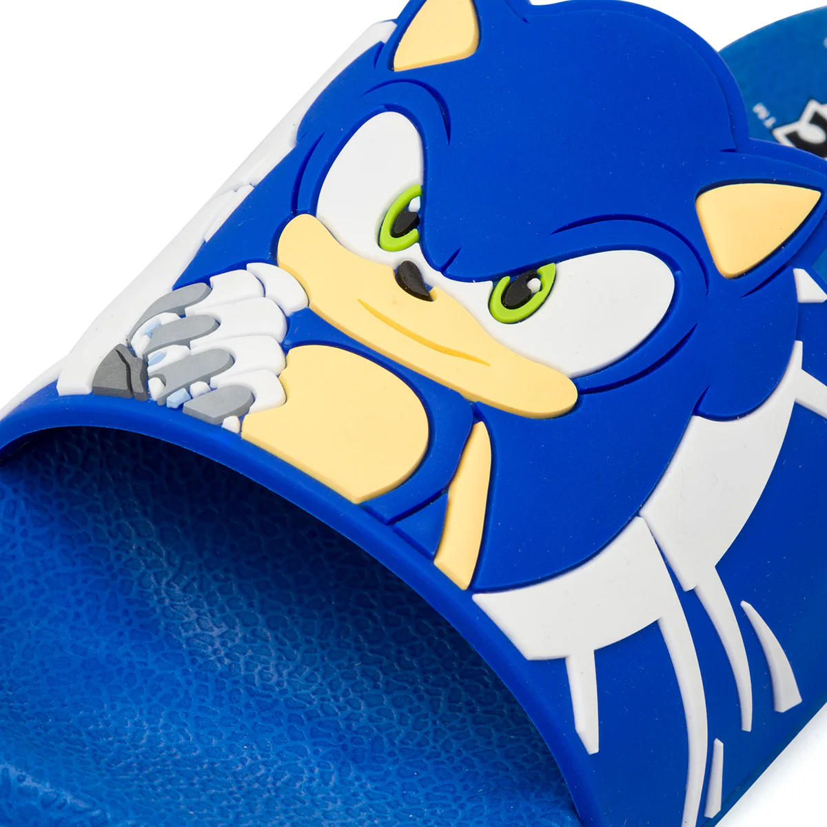 Ciabatte blu da Bambino con stampa realistica Sonic - Image 6