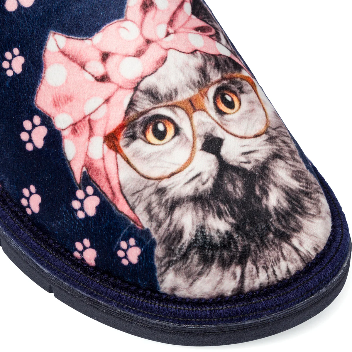 Ciabatte blu da Donna con gatto Italia Trend - Image 5
