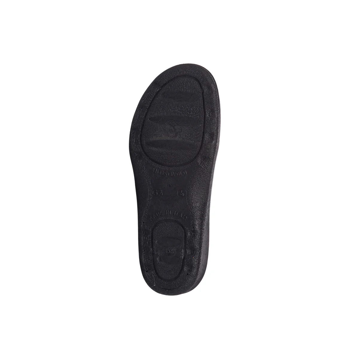 Ciabatte blu da donna in pelle con doppia fascia regolabile Italia Trend - Image 5