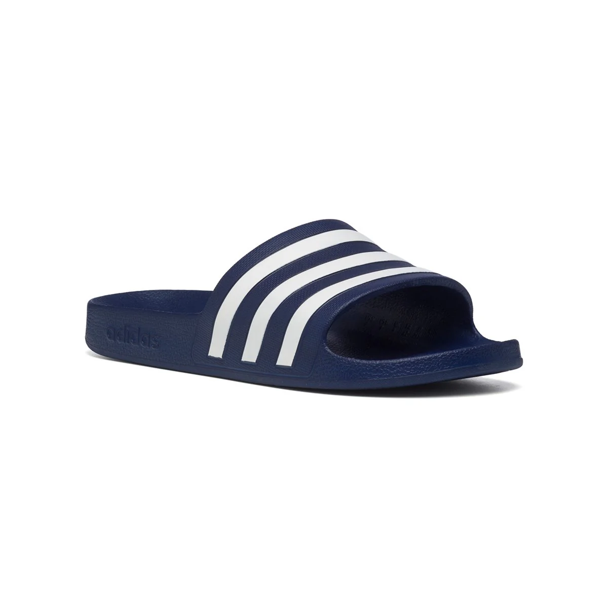Ciabatte blu in gomma con logo a contrasto adidas Adilette Aqua - Image 2