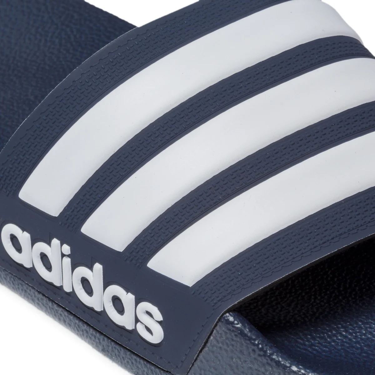 Ciabatte blu in gomma con strisce a contrasto adidas Adilette Shower - Image 6