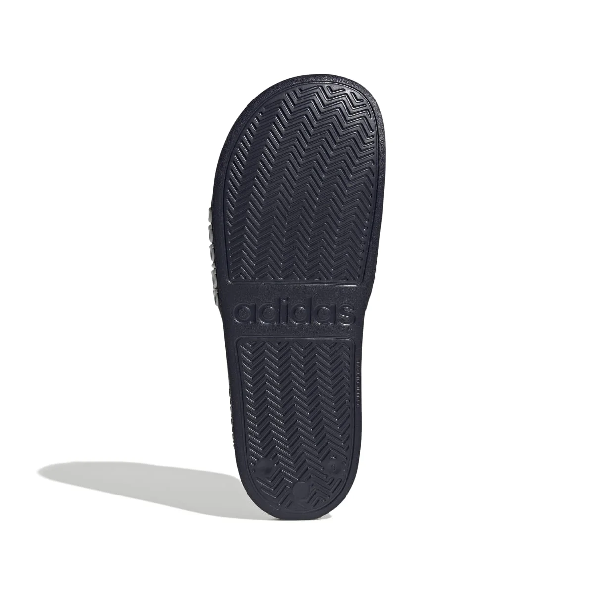 Ciabatte blu in gomma con strisce a contrasto adidas Adilette Shower - Image 3