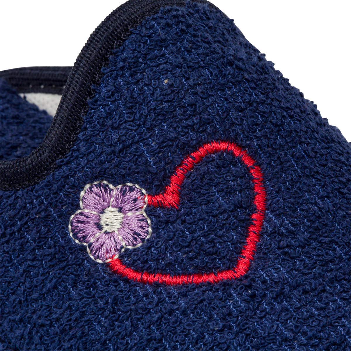 Ciabatte blu in tessuto da donna Rosagialla - Image 6