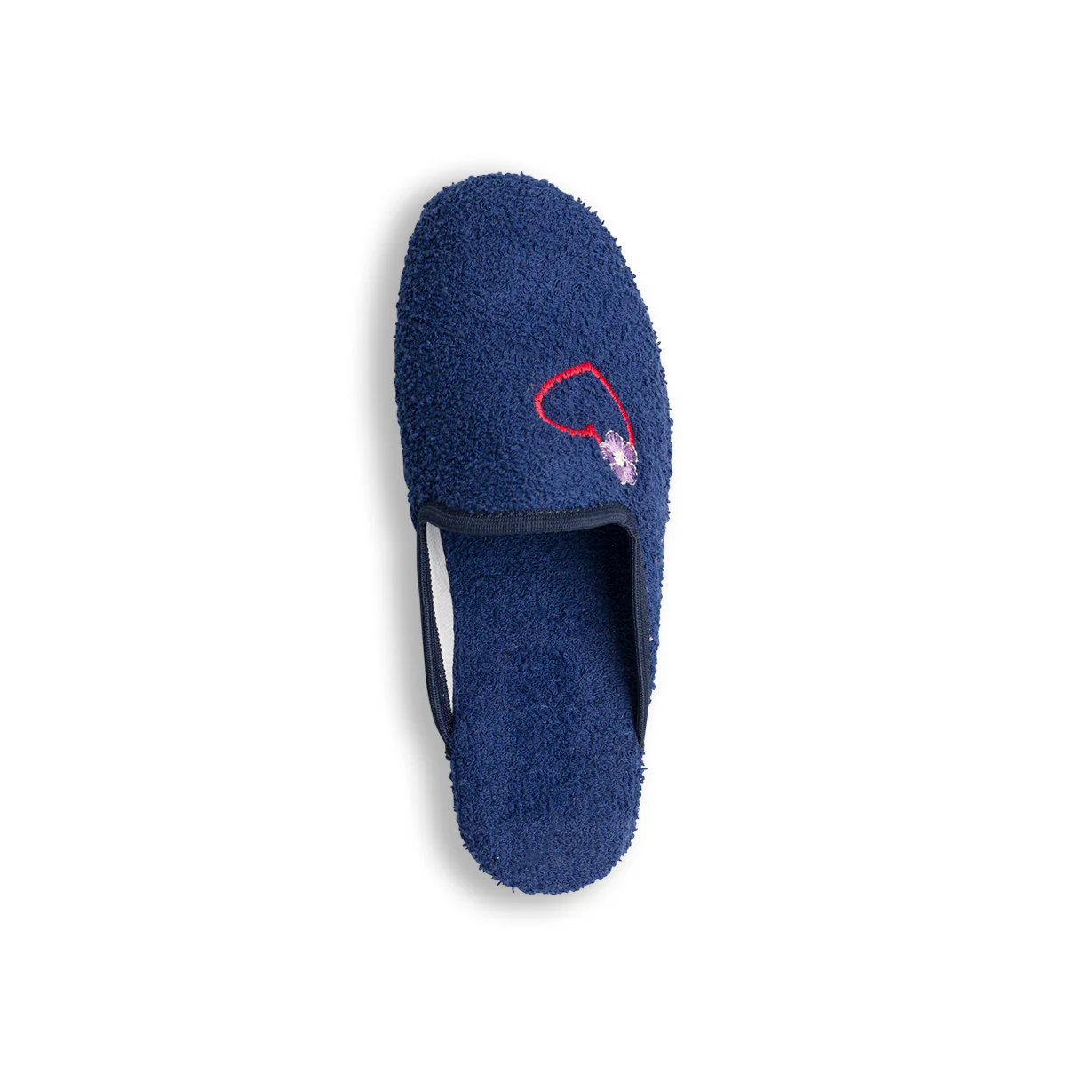 Ciabatte blu in tessuto da donna Rosagialla - Image 8