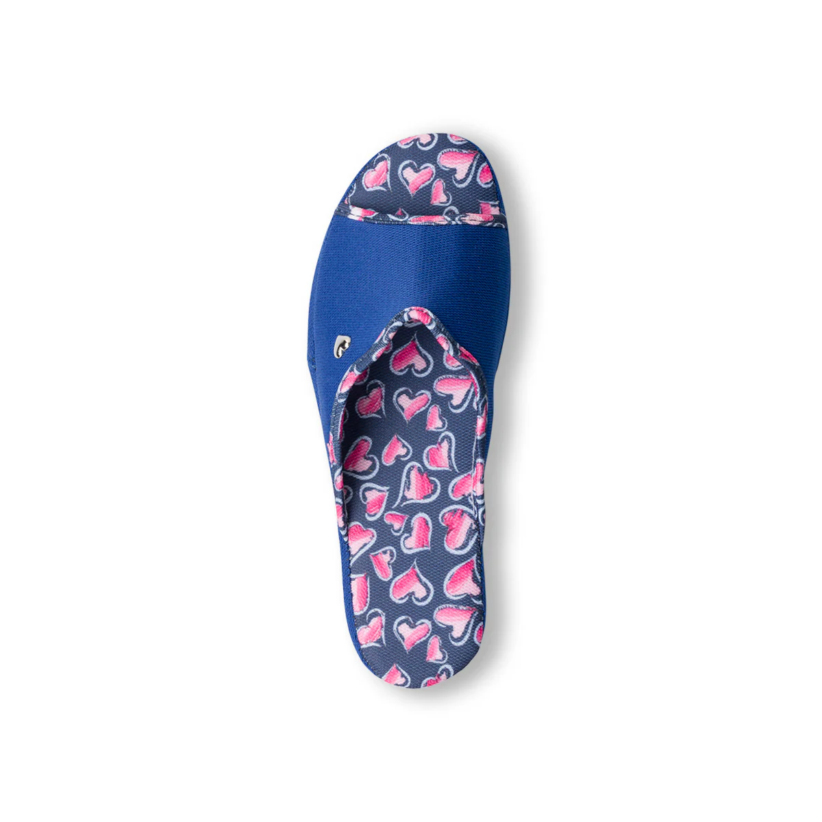 Ciabatte blu in tessuto da donna Rosagialla - Image 7