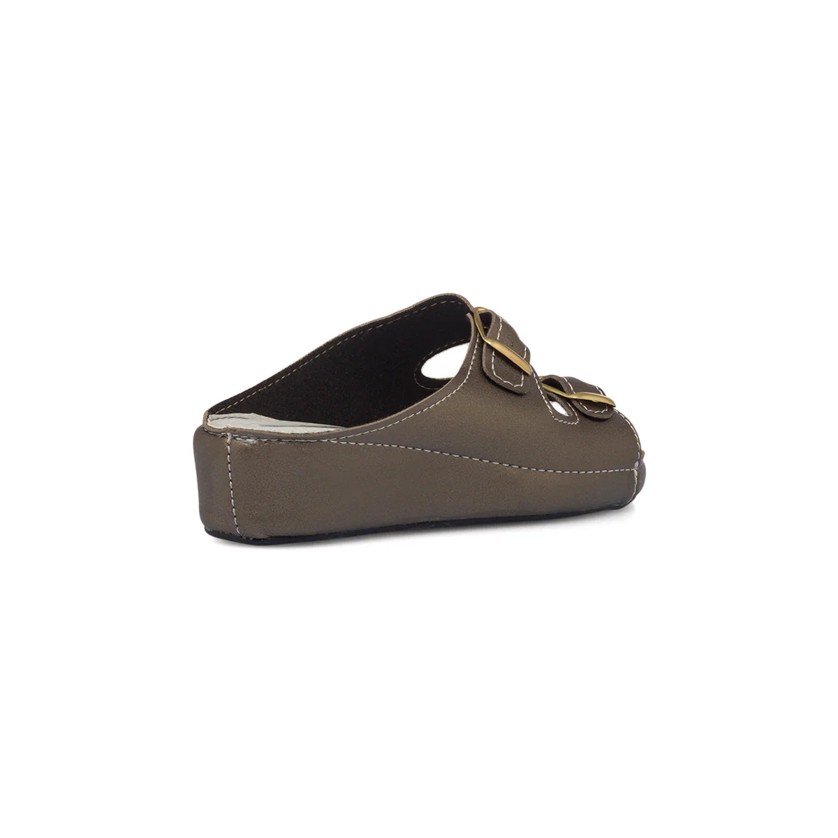 Ciabatte comfort grigie con doppia fascia da donna Rosagialla - Image 3