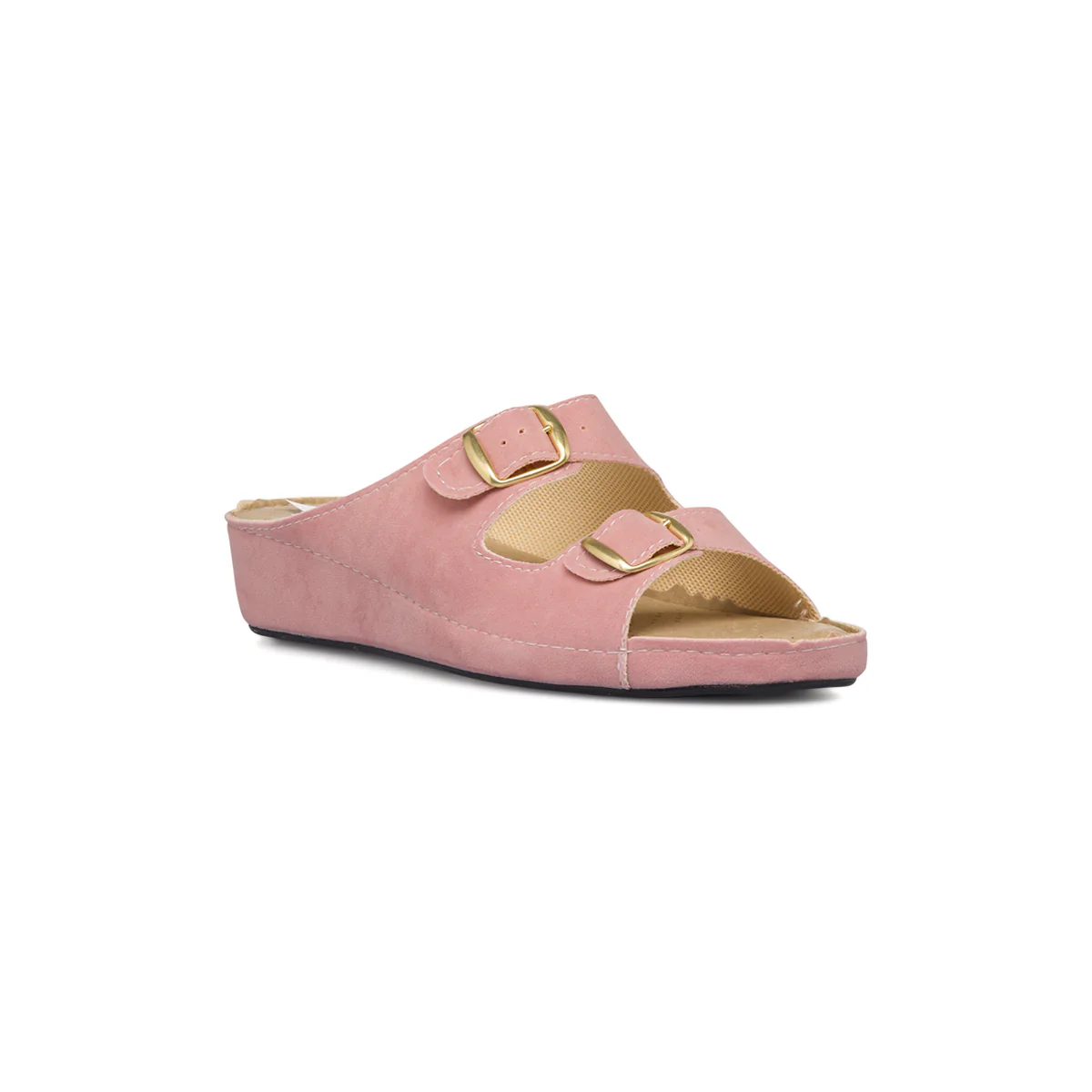 Ciabatte comfort rosa con doppia fascia da donna Rosagialla - Image 2