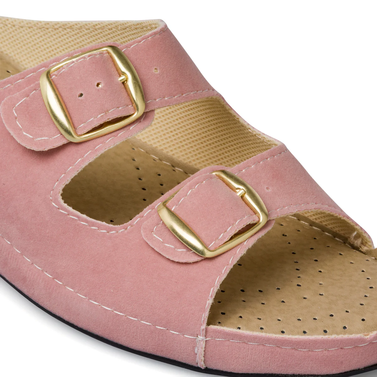 Ciabatte comfort rosa con doppia fascia da donna Rosagialla - Image 5
