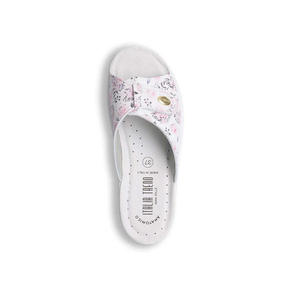 Ciabatte sanitarie da donna bianche con sottopiede anatomico Italia Trend - Image 7
