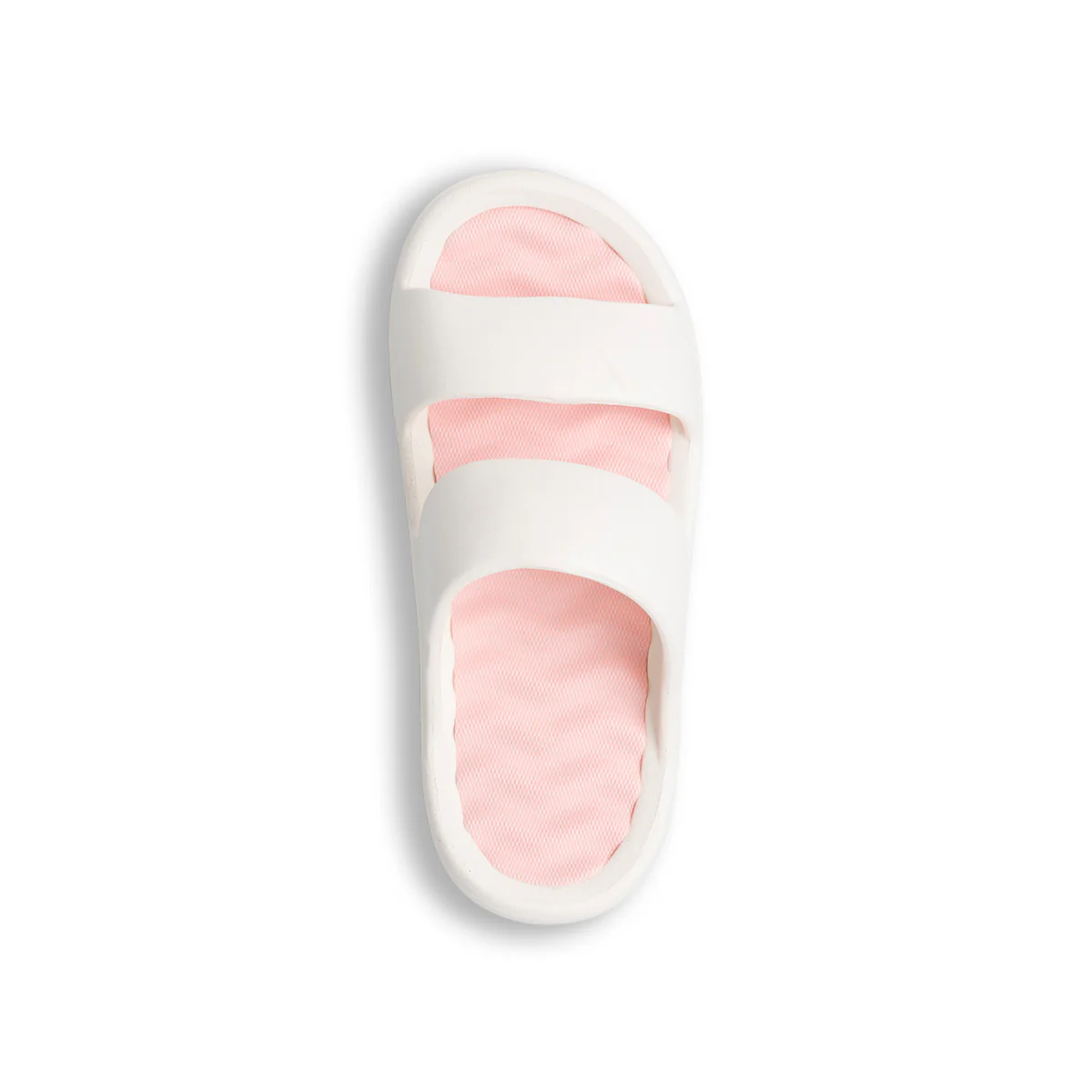 Ciabatte da donna bianco off-white e rosa con platform Lora Ferres - Image 5