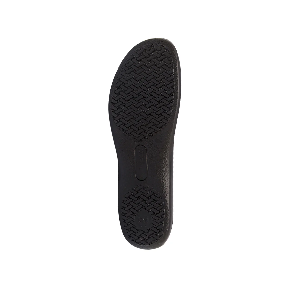 Ciabatte da donna blu in tessuto con fibbia e logo decorativo Fly Flot - Image 5