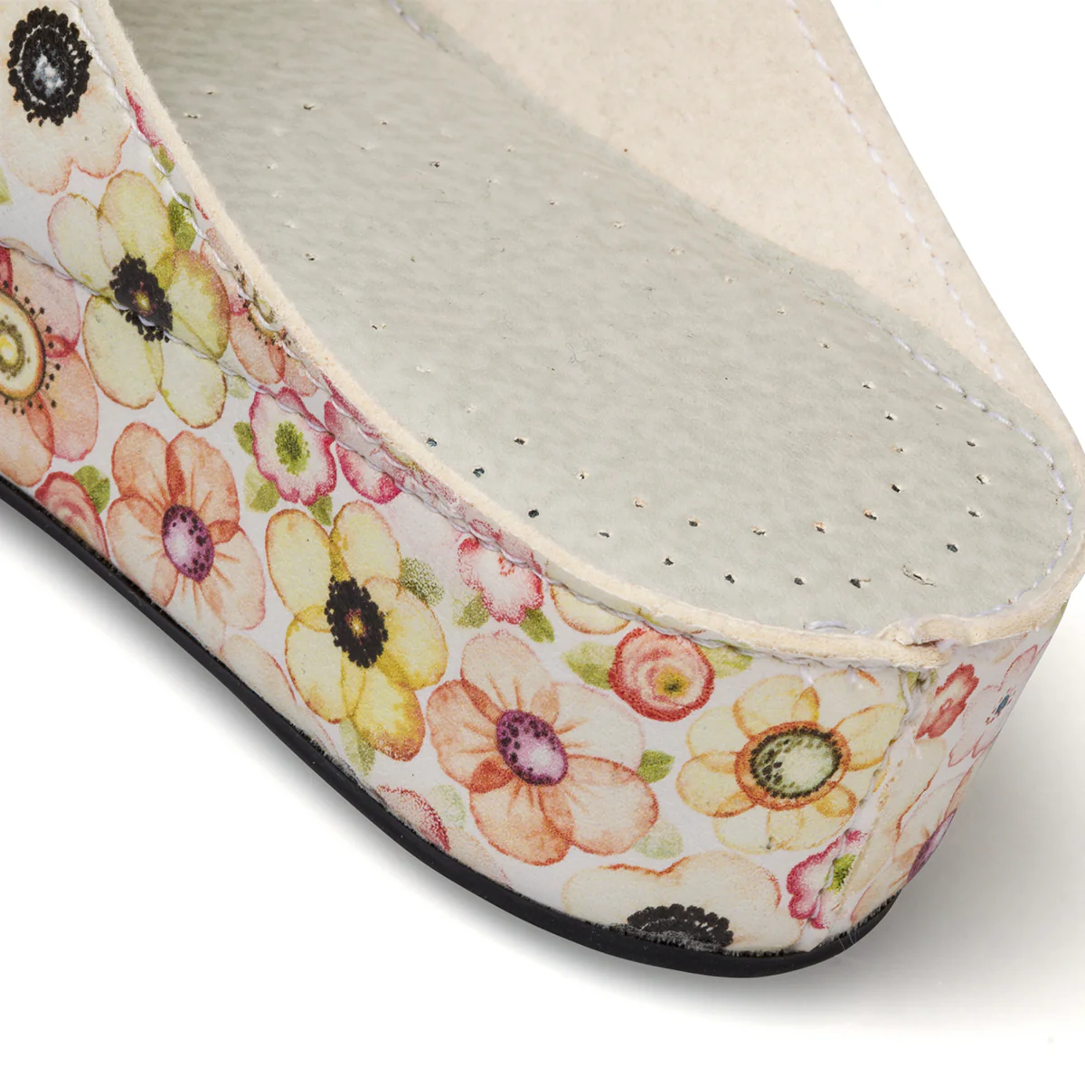 Ciabatte da donna con stampa floreale Rosagialla - Image 7
