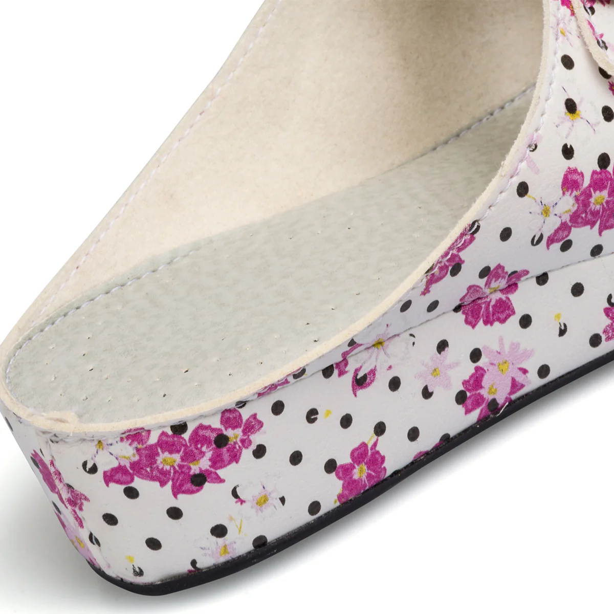 Ciabatte da donna con stampa floreale Rosagialla - Image 7