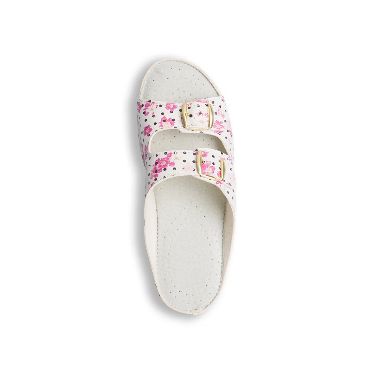 Ciabatte da donna con stampa floreale Rosagialla - Image 8