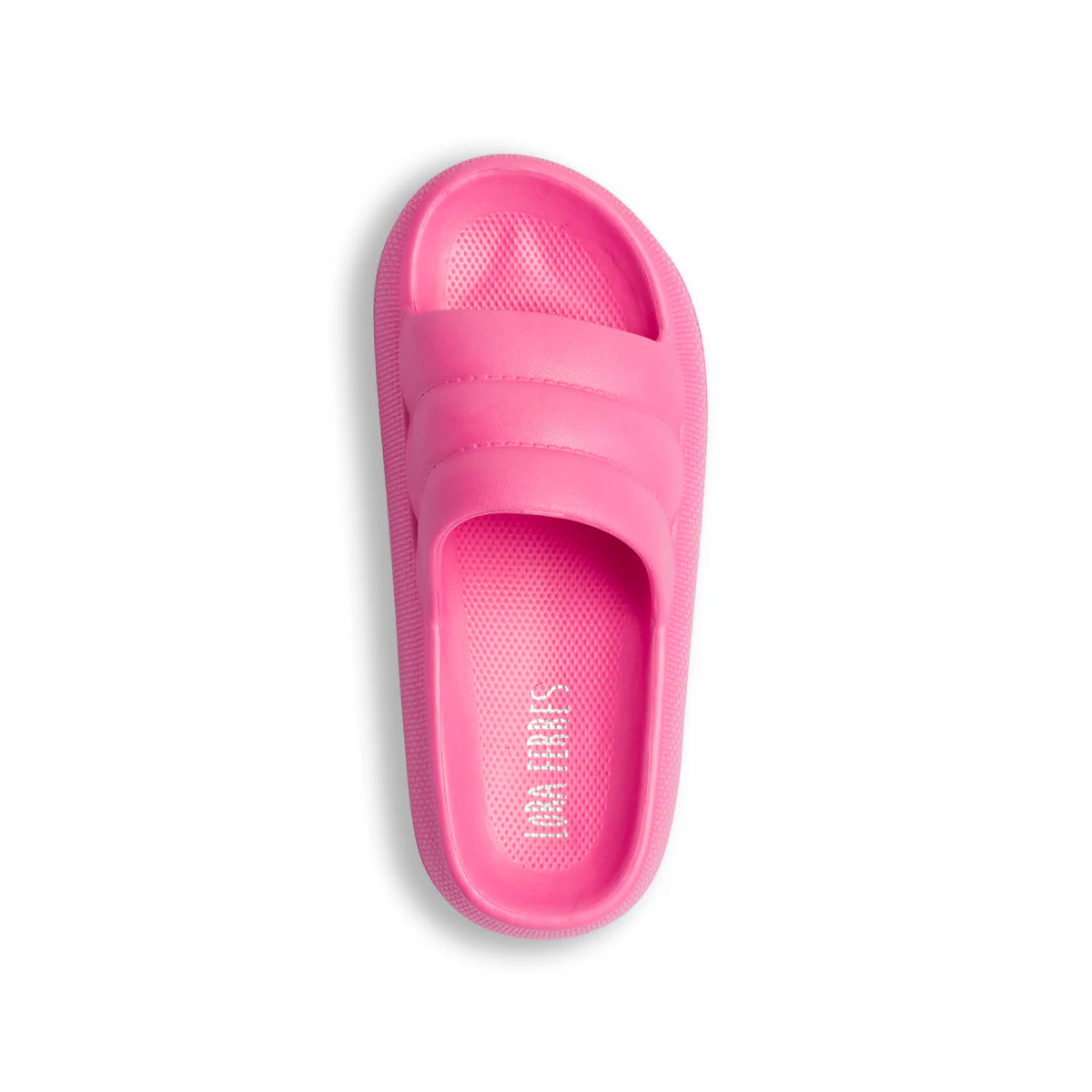 Ciabatte da donna fucsia con platform 6 cm Lora Ferres - Image 5