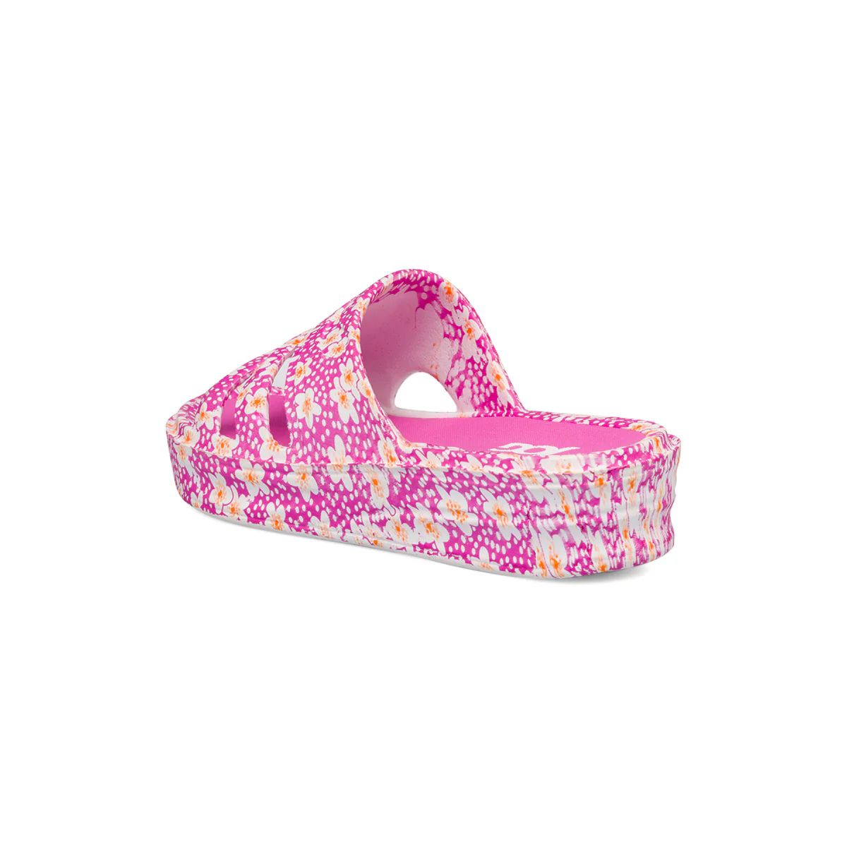 Ciabatte da donna fucsia con stampa fiori Jog - Image 3