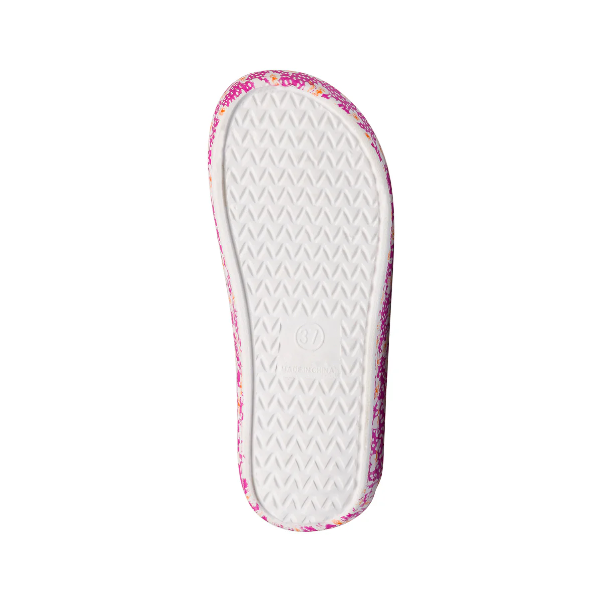 Ciabatte da donna fucsia con stampa fiori Jog - Image 4