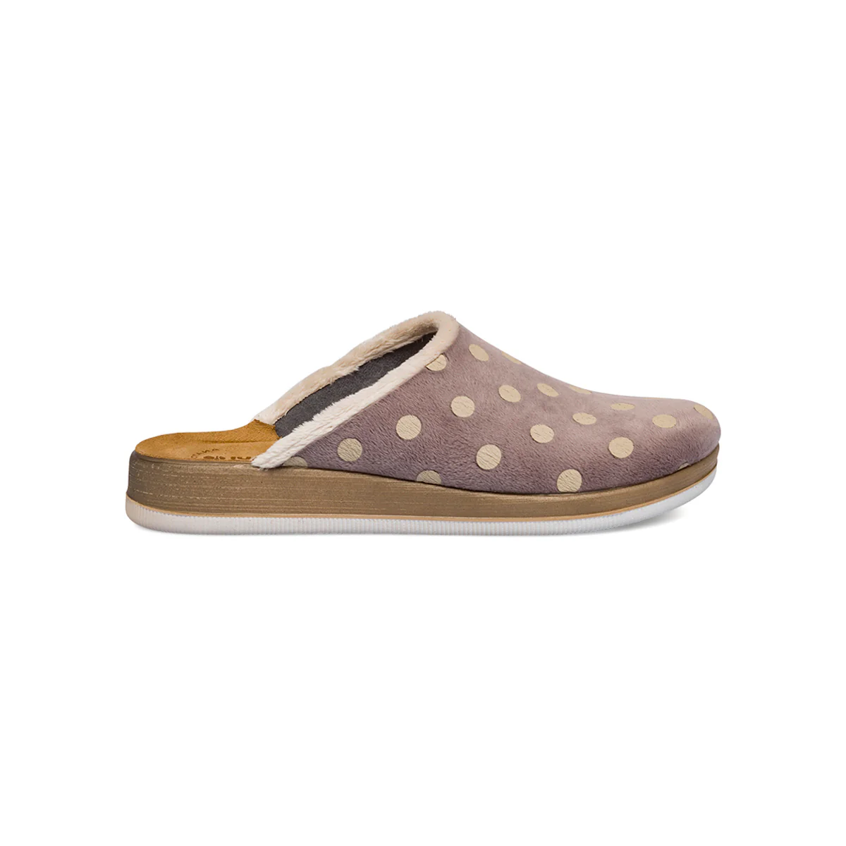 Ciabatte da Donna Grigie a pois Inblu - Image 2