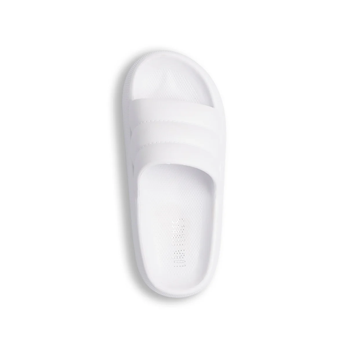 Ciabatte da donna platform 6 cm bianche Lora Ferres - Image 5