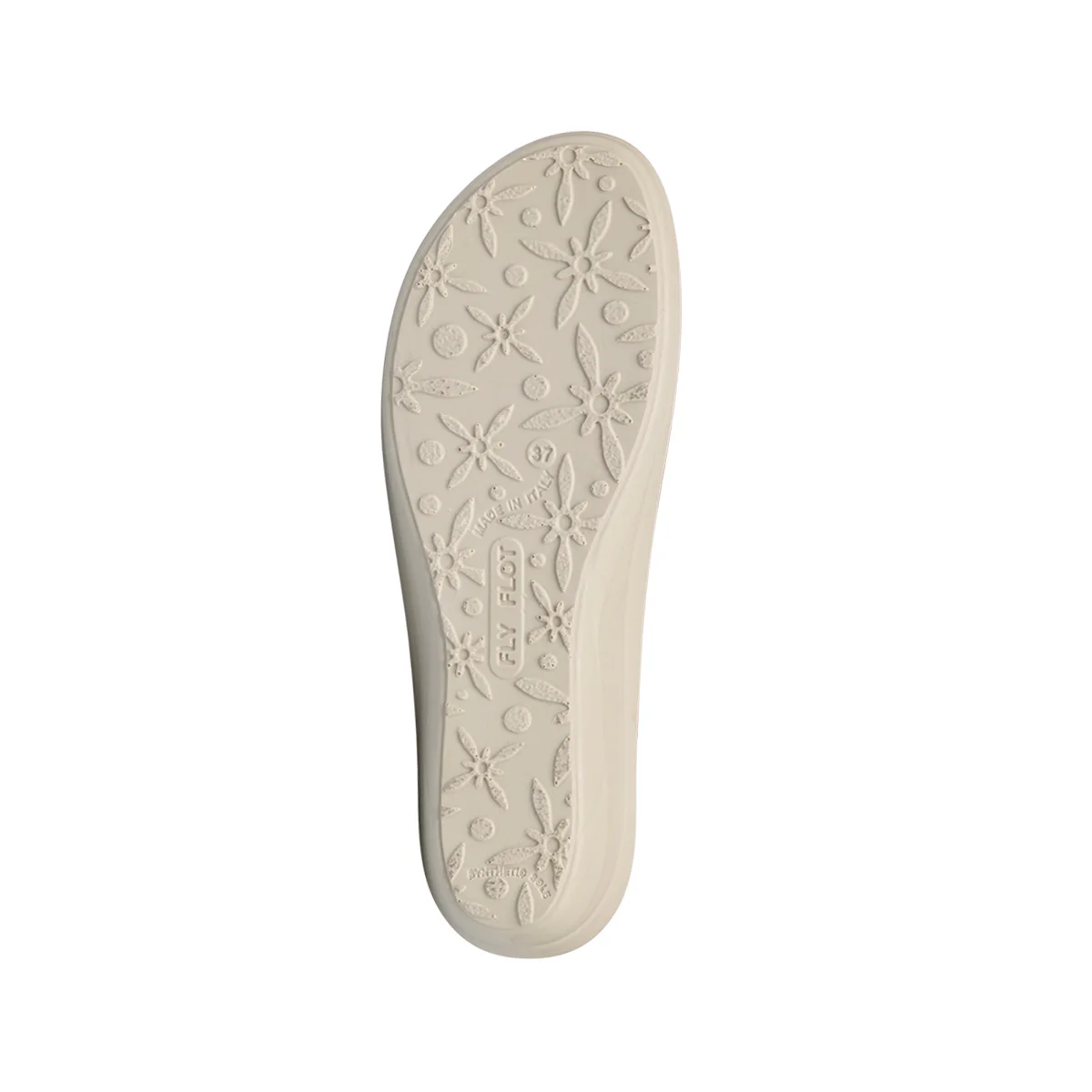 Ciabatte da donna rosse con sottopiede in pelle e dettagli traforati Fly Flot - Image 4