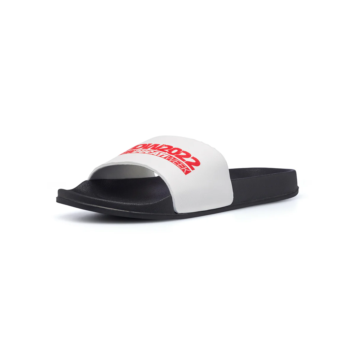 Ciabatte da uomo bianche con logo World Ducati Week 2022 - Image 3