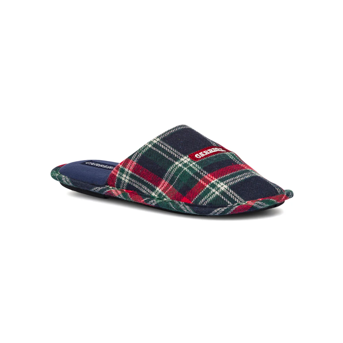 Pantofole da Uomo in tessuto a quadri rosse e blu Carrera Jeans - Image 2